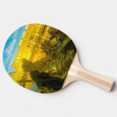 フランスパリ建築サンセットベルサイユ 卓球ラケット (横)