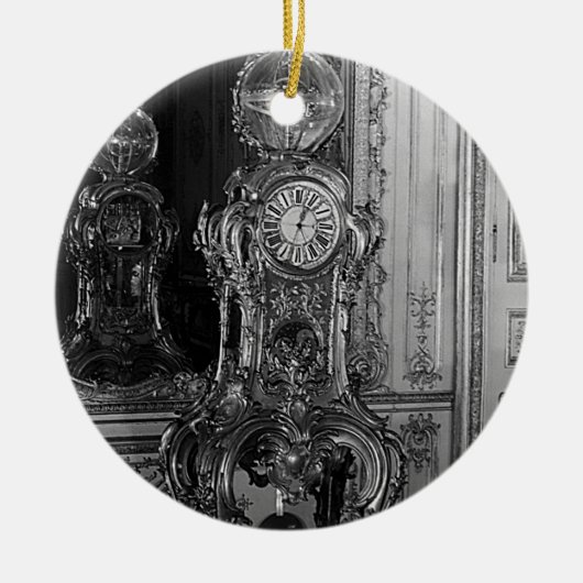 フランスパレスベルサイユ天文時計1970 セラミックオーナメント (正面)