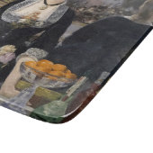 フランスビクトリアンのFolies Bergereでバーメイドガール カッティングボード (角)