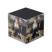 フランスビクトリアンのFolies Bergereでバーメイドガール フォトキューブ (裏面アングル)