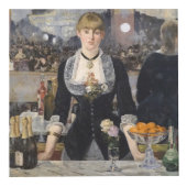 フランスビクトリアンのFolies Bergereでバーメイドガール フォトキューブ (正面)