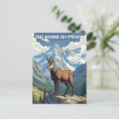 フランスピレネー国立公園トラベルのシャモア ポストカード (スタンド正面)