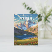 フランスピレネー国立公園トラベル ポストカード (スタンド正面)