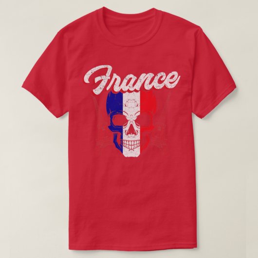 フランスファン Tシャツ (デザイン正面)