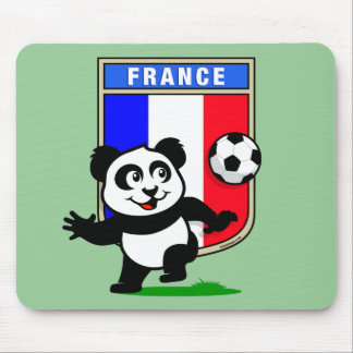 フランスフットボールパンダ マウスパッド