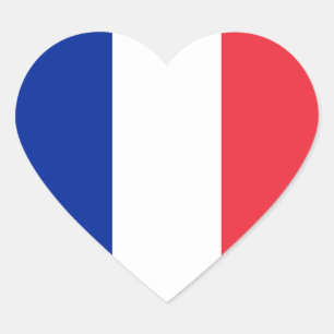 フランスフラグ ハートシール