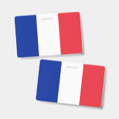 フランスフラグ バッジ (正面＆裏面)