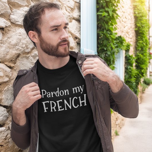 フランスフランスのでのおもしろい休暇を許す Tシャツ