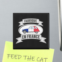 フランスフランスので製造された2CVフラグバッジ