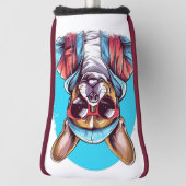 フランスフランスののブルドッグ ゴルフヘッドカバー (回転90)