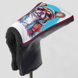 フランスフランスののブルドッグ ゴルフヘッドカバー