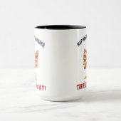 フランスフランスののブルドッグ マグカップ (中央)