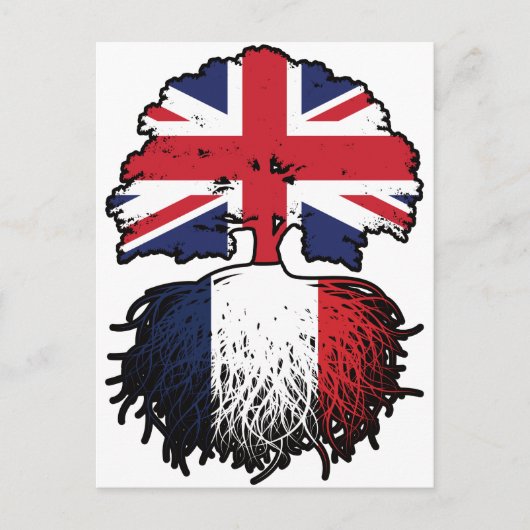 フランスフランスのイギリス英統一された国イギリス ポストカード (正面)