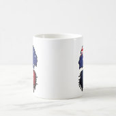 フランスフランスのオーストラリア国旗 コーヒーマグカップ (中央)