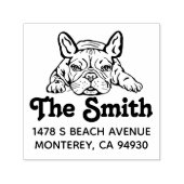 フランスフランスのチブルドッグ犬のオーナーギフトリターン セルフインキングスタンプ (デザイン)