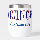 フランスフランスの国旗の色パーソナライズされた (正面)
