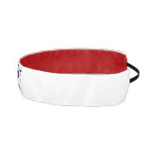 フランスフランスの国旗の色パーソナライズされた アスレチックヘッドバンド (右)