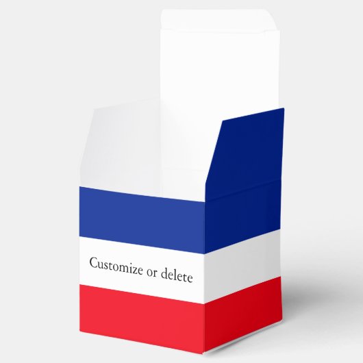 フランスフランスの国旗カスタム フェイバーボックス (オープン)