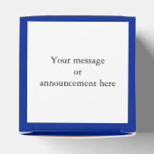 フランスフランスの国旗パーソナライズされた フェイバーボックス (上部)