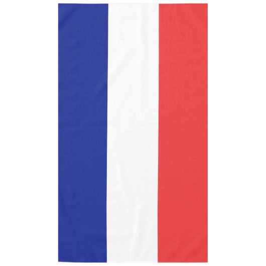 フランスフランスの国旗 テーブルクロス (正面)