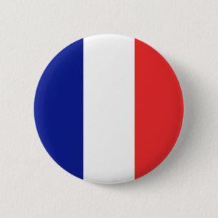 フランスフランスの国旗 缶バッジ
