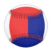 フランスフランスの国旗 野球ボール (正面)
