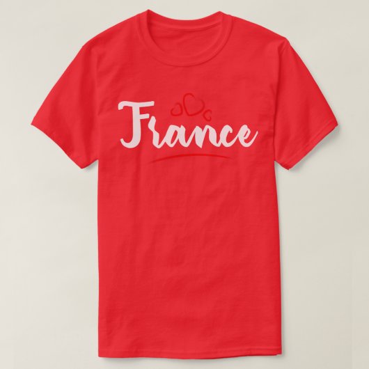フランスフランスの3 Tシャツ (デザイン正面)