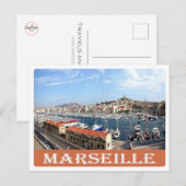 フランスフランスの – リビエラ – コートダジュール –  ポストカード (正面/裏面)