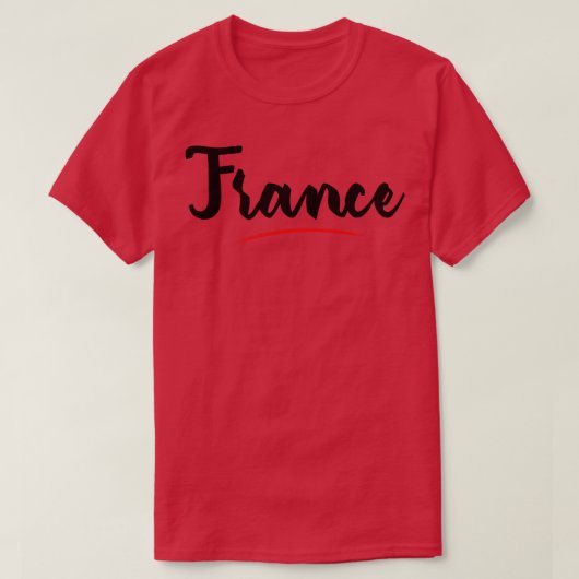フランスフランスの Tシャツ (デザイン正面)
