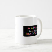フランスブルドッグが大好き コーヒーマグカップ (正面右)