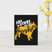 フランスブルドッグについて 1 カード (黄色い花)