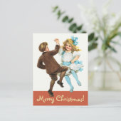 フランスブルンジかわいい踊りの子供たちCC1143 ポストカード (スタンド正面)