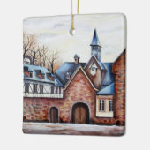 フランスプロヴェナンスリージュベルギービレッジ セラミックオーナメント (左)