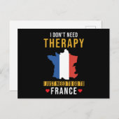 フランスホリデイことわざ おもしろい ポストカード (正面/裏面)