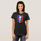 フランスボクシングパンダ Tシャツ (正面フル)