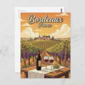 フランスボルドー旅行 ポストカード (正面/裏面)