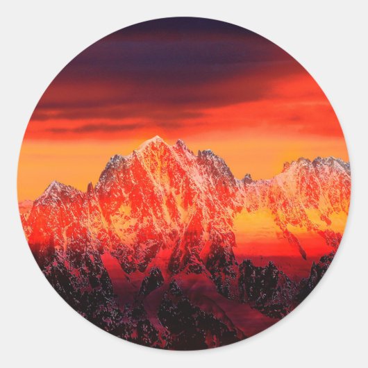 フランスモンブランケーブルカー ラウンドシール (正面)