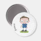 フランスラグビー冷蔵庫用マグネット マグネット (正面/裏面)