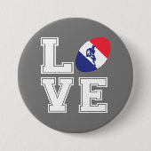 フランスラグビー 缶バッジ (正面)