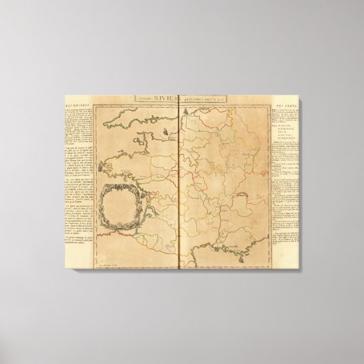 フランスリバーズ キャンバスプリント (正面)