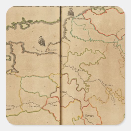 フランスリバーズ スクエアシール (正面)