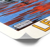 フランスレイクルラックD'アネシーヴィンテージ観光 ポスター (角)