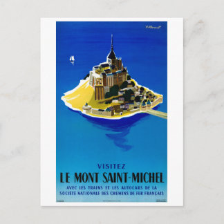 フランスヴィンテージのポスター復元 ポストカード