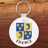 フランスヴィンテージキーチェーン キーホルダー (正面)