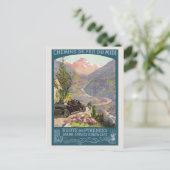 フランスヴィンテージポスター1920 ポストカード (スタンド正面)