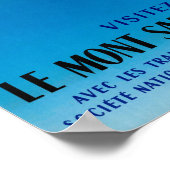 フランスヴィンテージ旅行ポスター復元 ポスター (角)