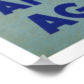 フランスヴィンテージ旅行ポスター復元 ポスター (角)