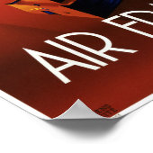 フランスヴィンテージ旅行ポスター復元 ポスター (角)