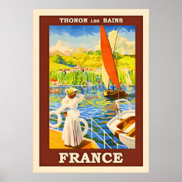 フランスヴィンテージ旅行ポスター ポスター