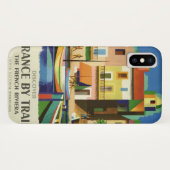 フランスヴィンテージ旅行電話ケース Case-Mate iPhoneケース (裏面(横))